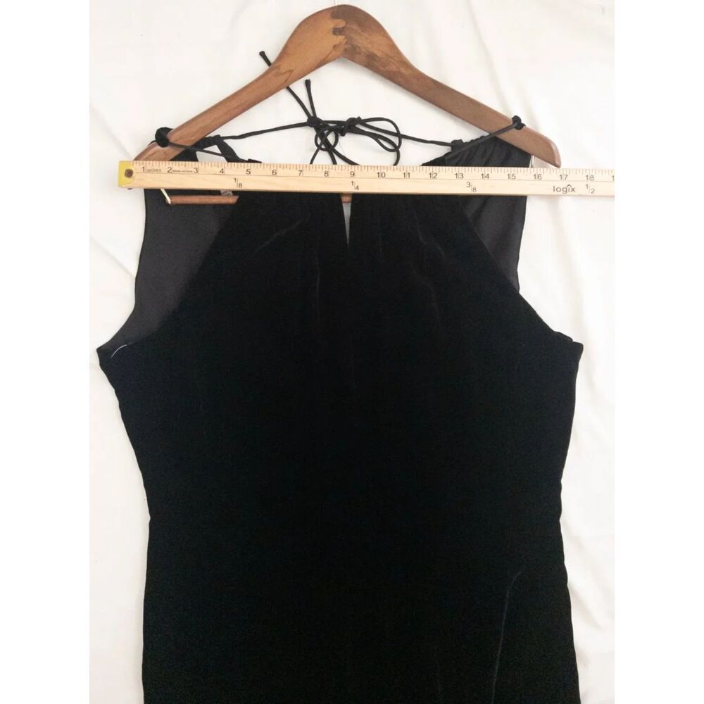 Anne Klein Deep black 82% rayon, 18% silk Dress | Sz 14 - Picture 7 of 12